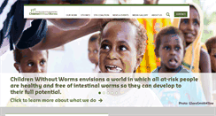 Desktop Screenshot of childrenwithoutworms.org